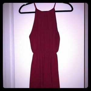 Halter cocktail dress